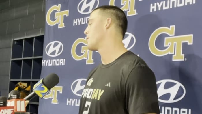 Former Georgia Tech tight end Dylan Leonard